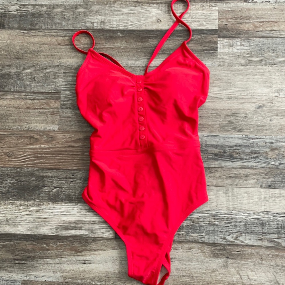Target red one piece